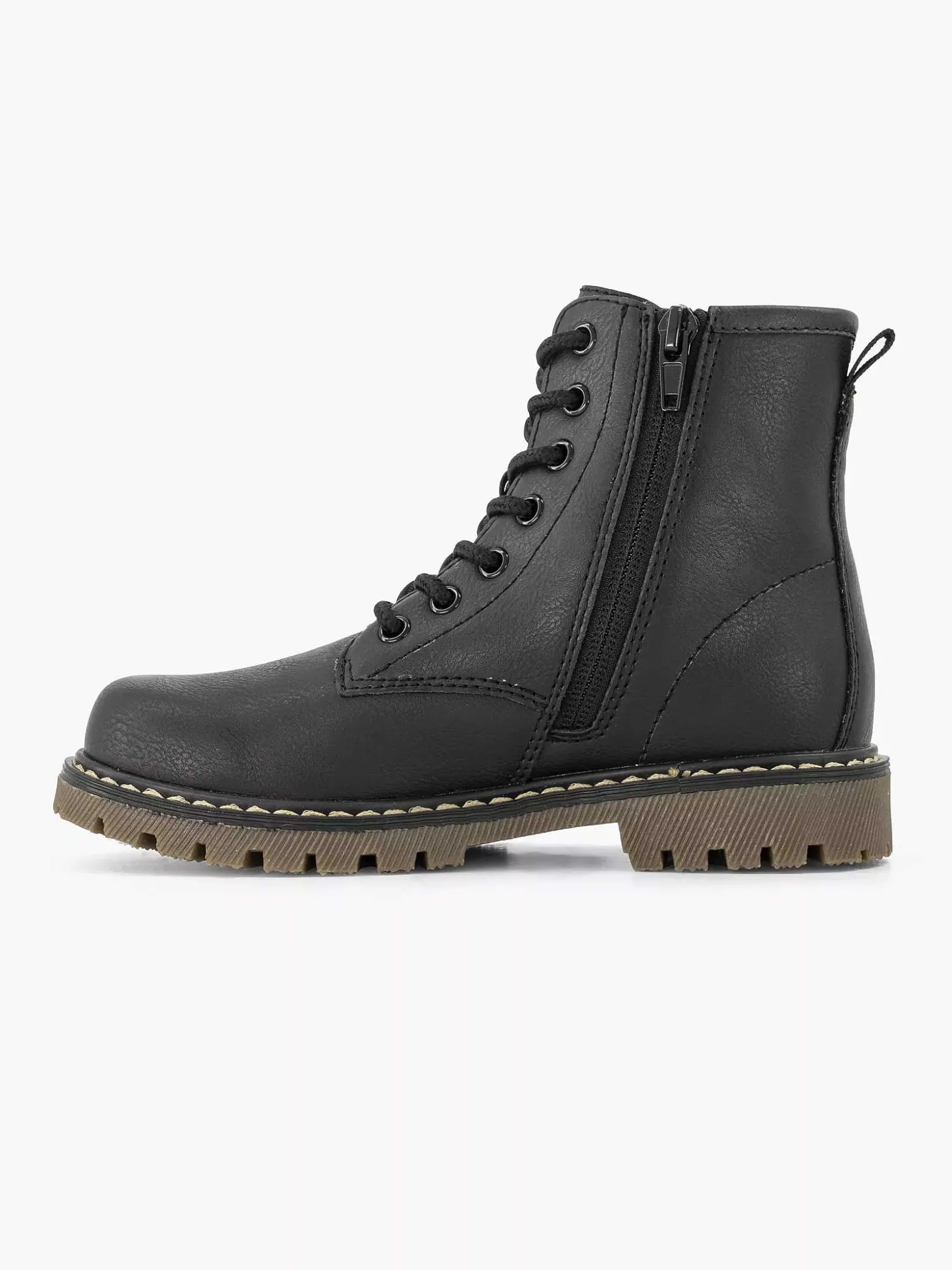 Graceland Zwarte Veterboot-Kinderen Babyschoenen