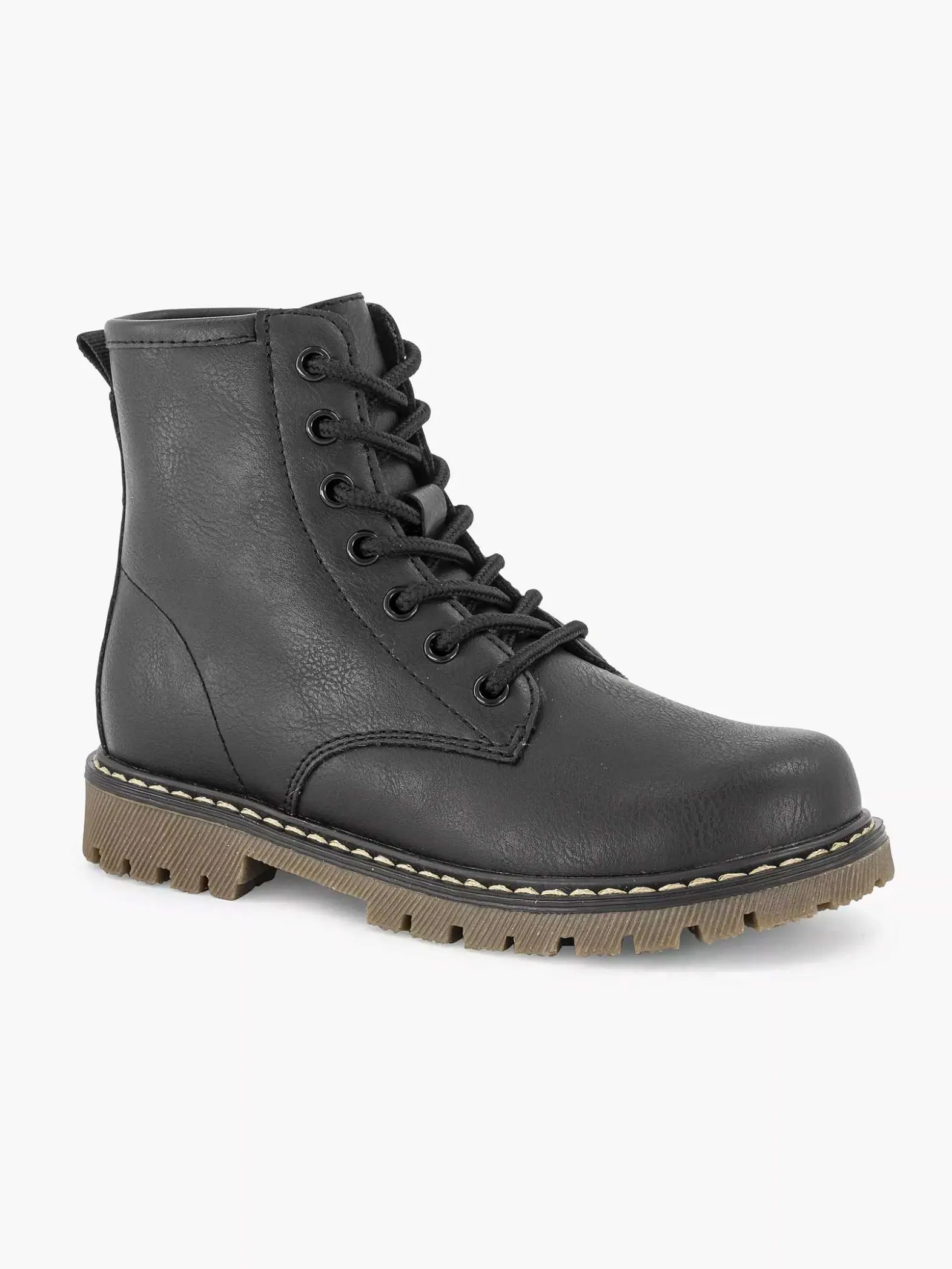 Graceland Zwarte Veterboot-Kinderen Babyschoenen