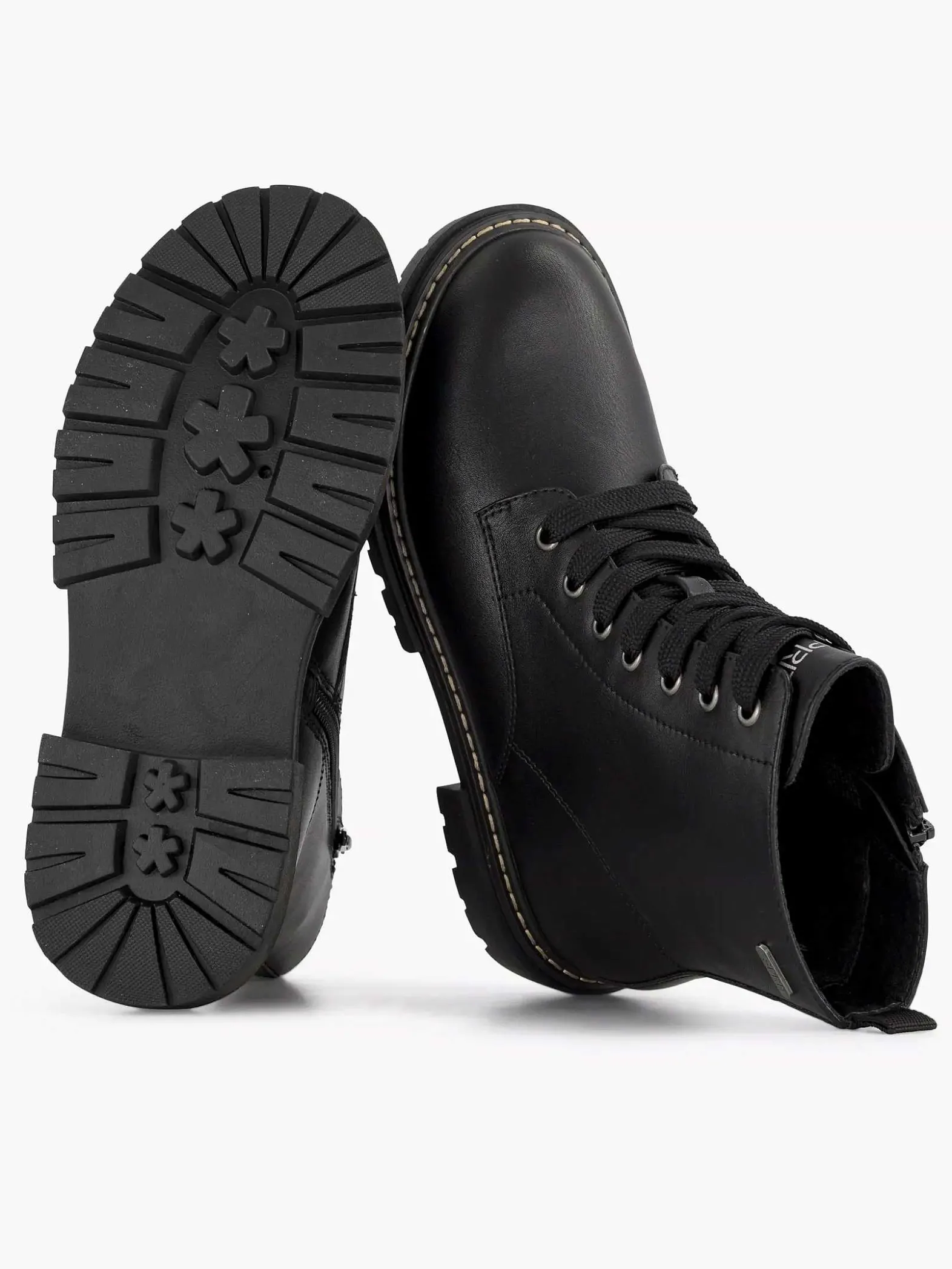 Esprit Zwarte Veterboot-Kinderen Babyschoenen
