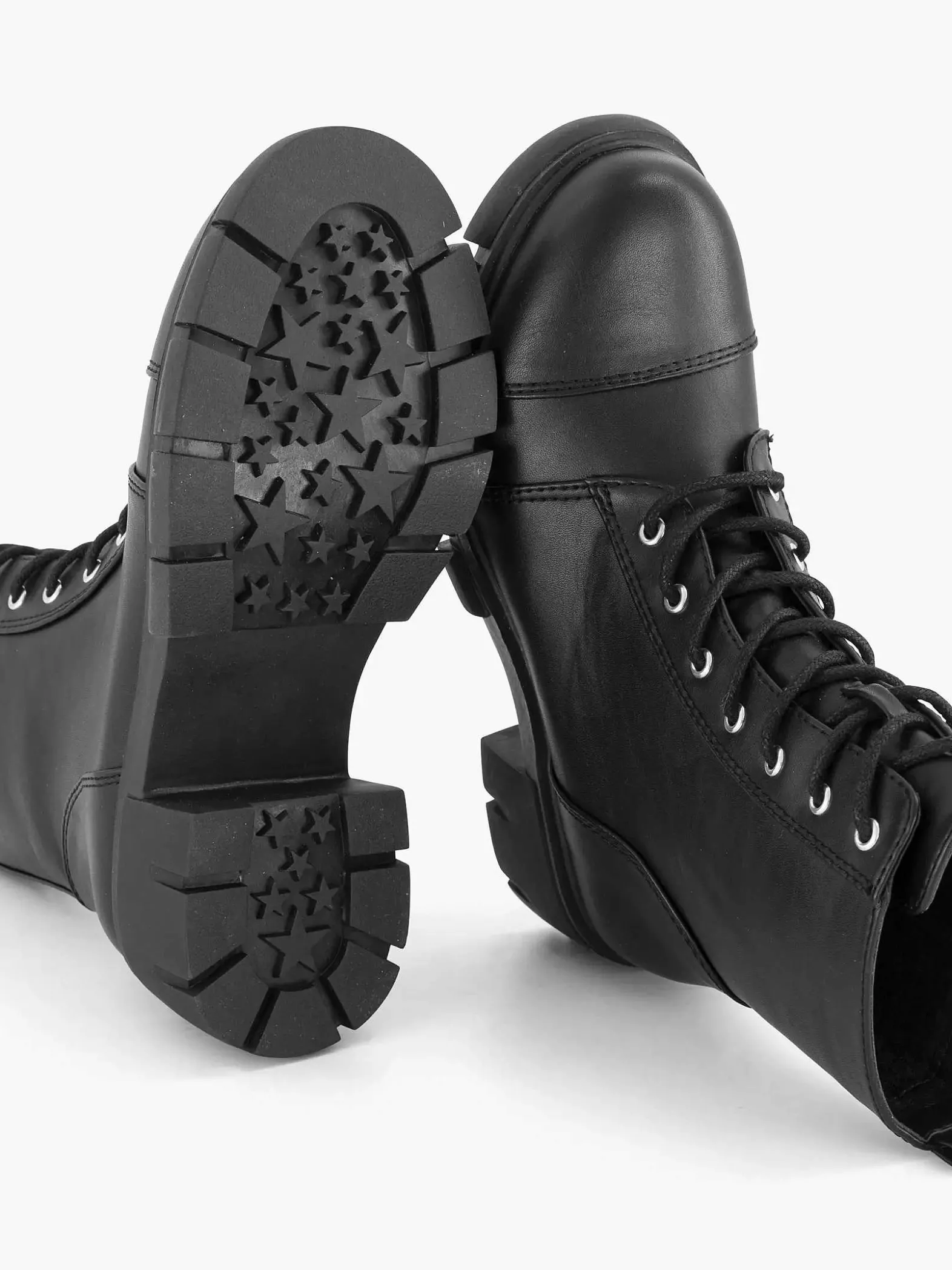 Oxmox Zwarte Veterboot-Kinderen Jongensschoenen