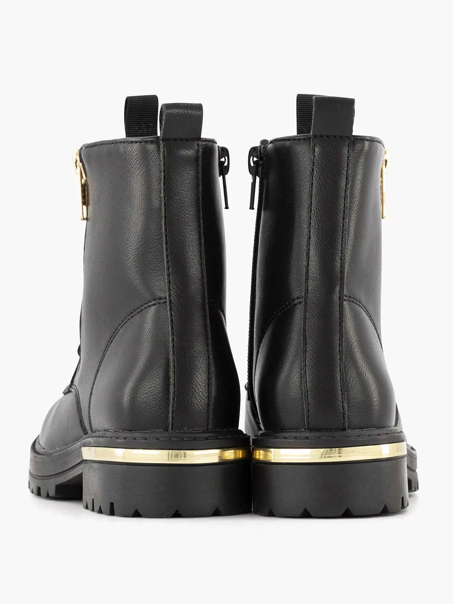 Graceland Zwarte Veterboot-Kinderen Jongensschoenen