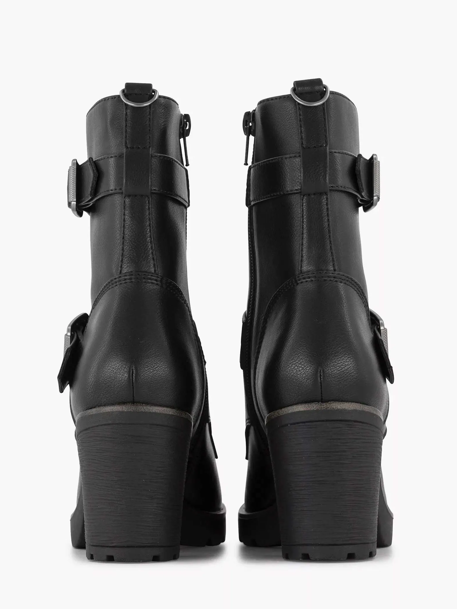 Graceland Zwarte Veterboot Hak-Dames Enkellaarzen & Boots