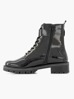 Graceland Zwarte Veterboot Lak-Dames Enkellaarzen & Boots
