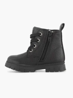 Graceland Zwarte Veterboot Sterretje-Kinderen Jongensschoenen