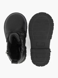 Graceland Zwarte Veterboot Sterretje-Kinderen Jongensschoenen