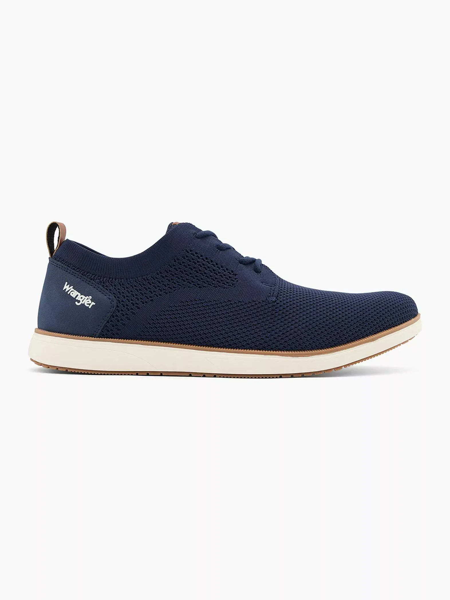 Wrangler Zwarte Veterschoen-Heren Geklede Schoenen