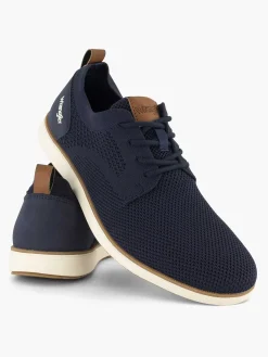 Wrangler Zwarte Veterschoen-Heren Geklede Schoenen