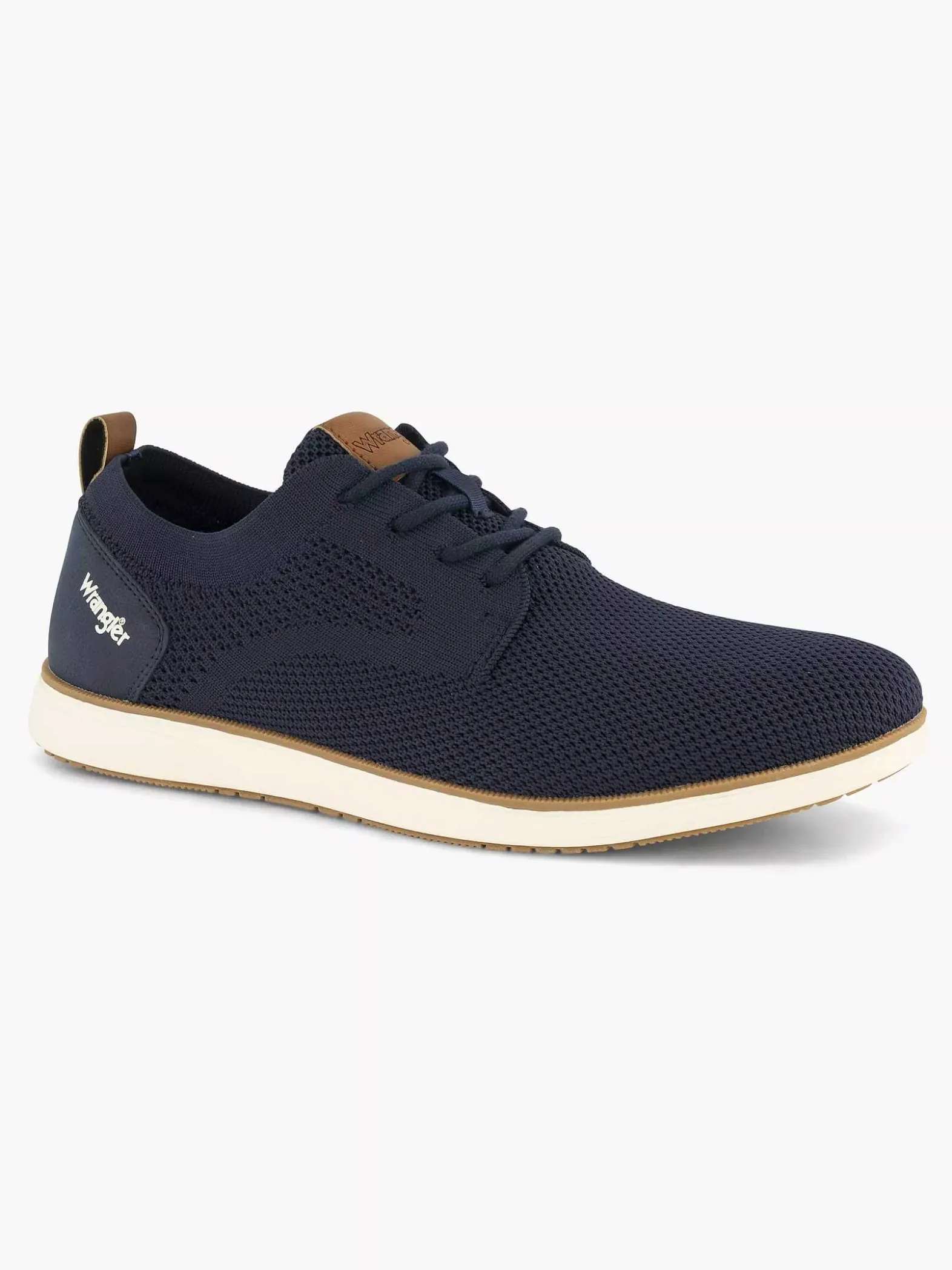 Wrangler Zwarte Veterschoen-Heren Geklede Schoenen