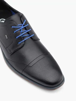 AM SHOE Zwarte Veterschoen-Heren Geklede Schoenen