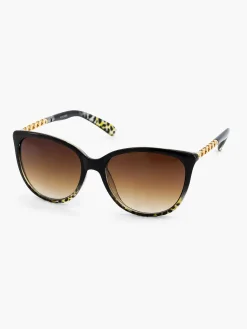 Graceland Zwarte Zonnebril Met Panterprint-Dames Online Exclusive Accessoires