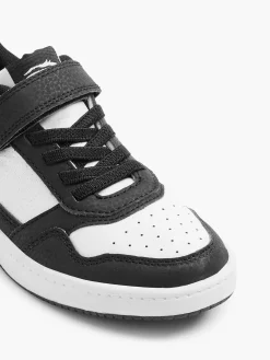 Vty Zwart/ Witte Sneaker-Kinderen Jongensschoenen