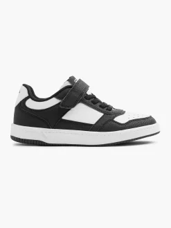 Vty Zwart/ Witte Sneaker-Kinderen Jongensschoenen