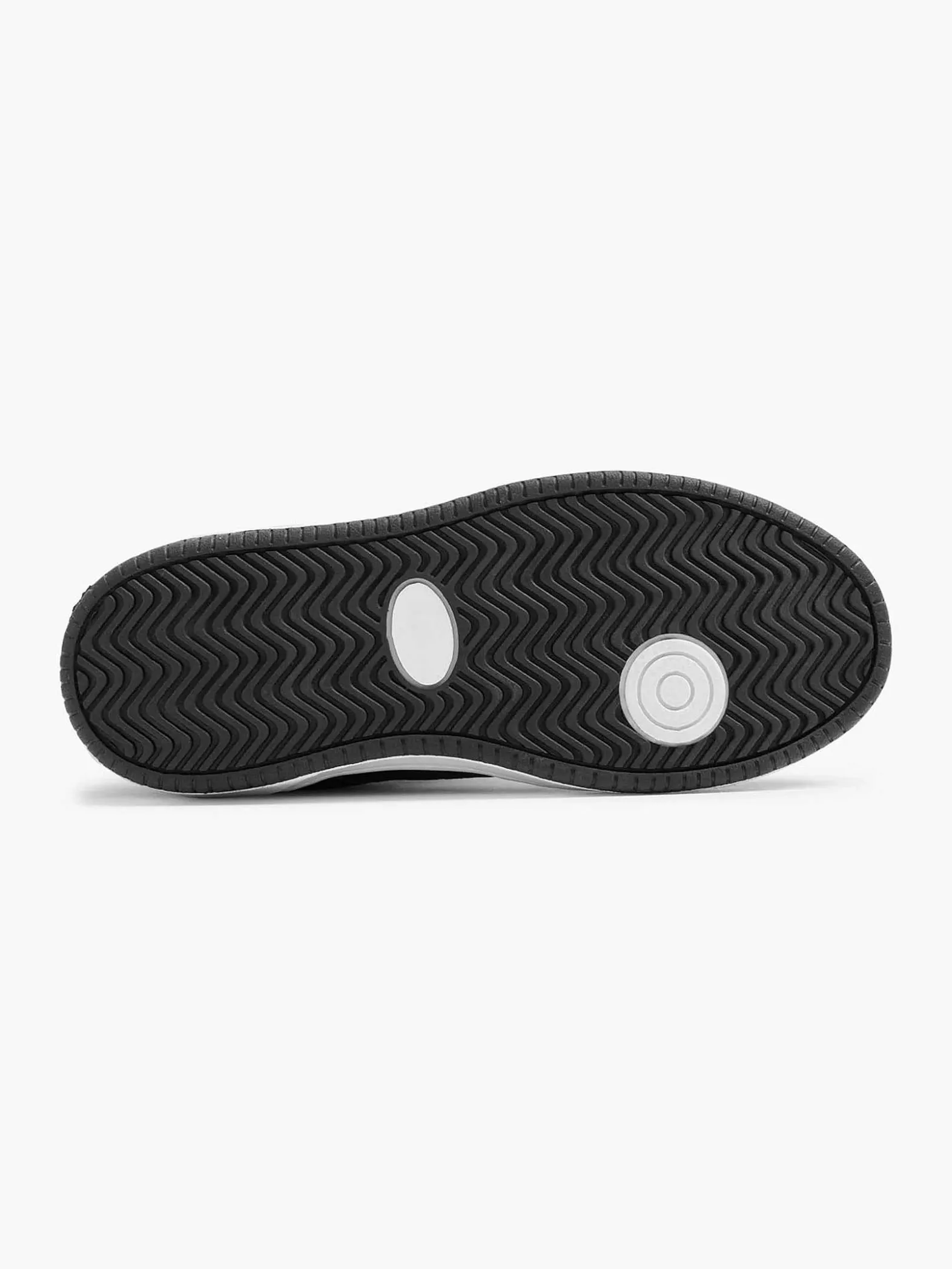 Vty Zwart/ Witte Sneaker-Kinderen Jongensschoenen